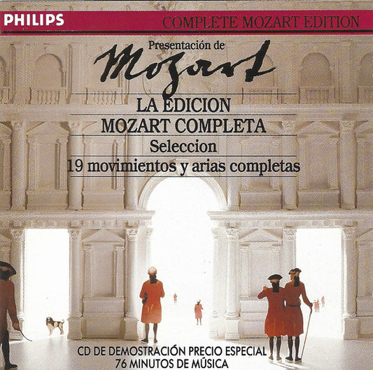 Wolfgang Amadeus Mozart : Presentación de la Edición Mozart Completa (CD, Comp)