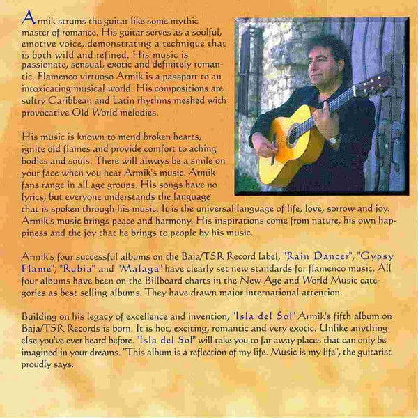 Armik : Isla Del Sol (CD, Album)
