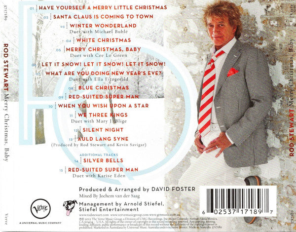Rod Stewart : Merry Christmas, Baby (CD, Album)