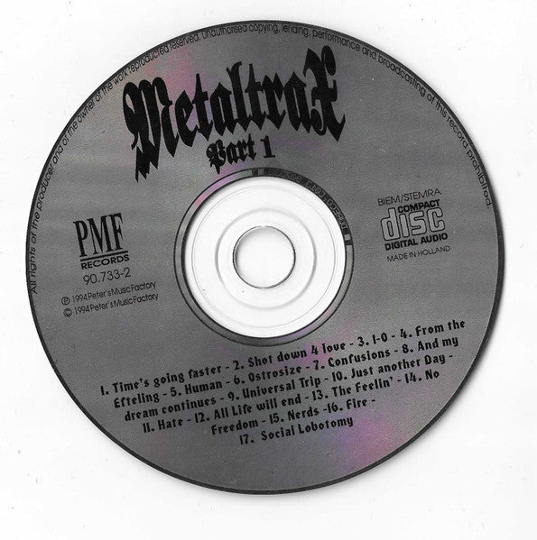 Various : Metaltrax Part I (CD, Comp)