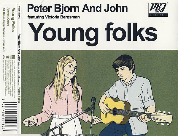 Peter Bjorn And John Featuring Victoria Bergsman : Young Folks (CD, Single)
