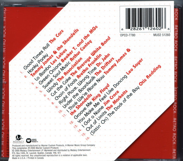 Various : Retro Rock - Let The Good TImes Roll (CD, Comp)
