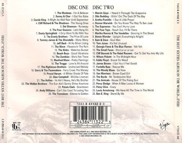 Various : The Best Sixties Album In The World...Ever! (2xCD, Comp)