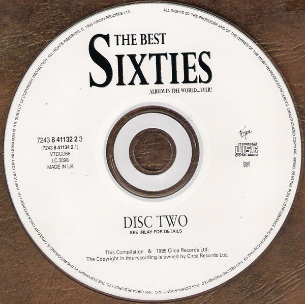 Various : The Best Sixties Album In The World...Ever! (2xCD, Comp)