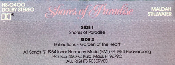 Maloah Stillwater : Shores of Paradise (Cass)