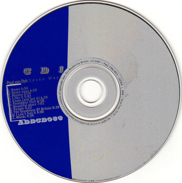 Paul van Dyk : Seven Ways (2xCD, Album, Ltd)