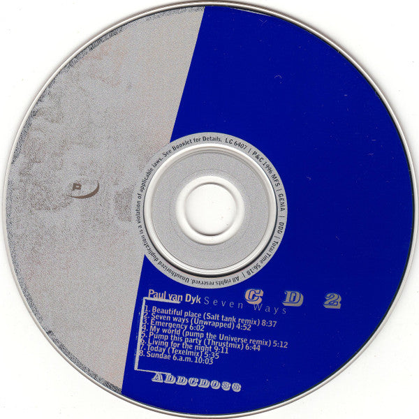 Paul van Dyk : Seven Ways (2xCD, Album, Ltd)