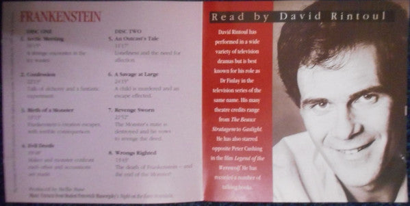 Mary Shelley (2) Read By David Rintoul : Frankenstein (CD)