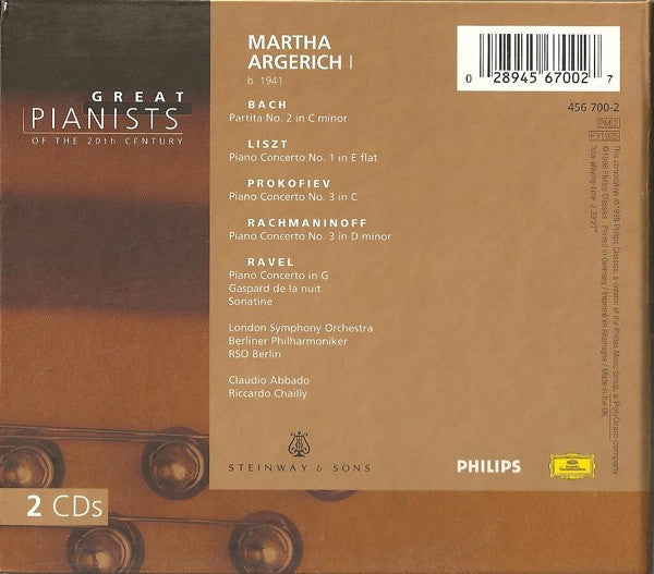 Martha Argerich : Martha Argerich I (2xCD, Comp)