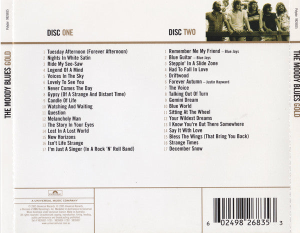 The Moody Blues : Gold (2xCD, Comp, RE, RM)
