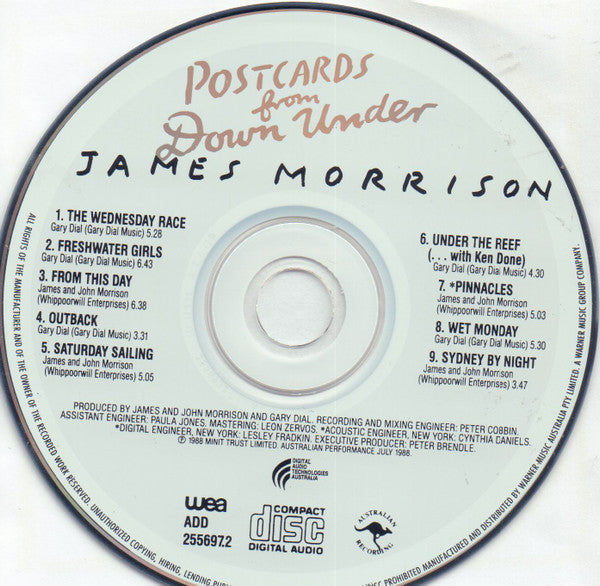 James Morrison : Postcards From Down Under (CD, Album)