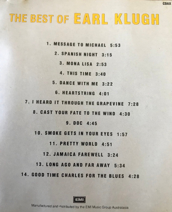 Earl Klugh : The Best Of Earl Klugh (CD, Album, Comp)