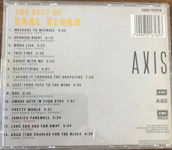 Earl Klugh : The Best Of Earl Klugh (CD, Album, Comp)