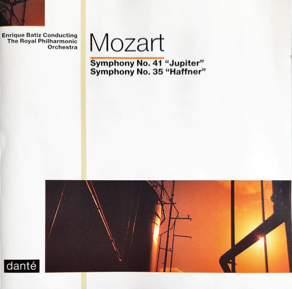 Wolfgang Amadeus Mozart, Enrique Batiz, Royal Philharmonic Orchestra : Symphony No. 41 "Jupiter" & Symphony No. 35 "Haffner" (CD, Album)