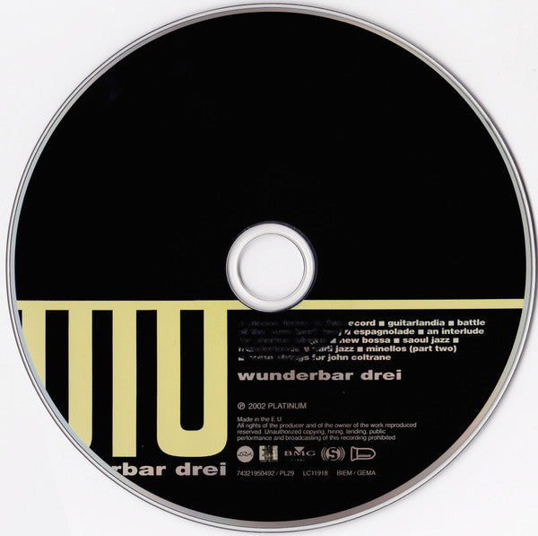 Rubin Steiner : Wunderbar Drei (CD, Album)