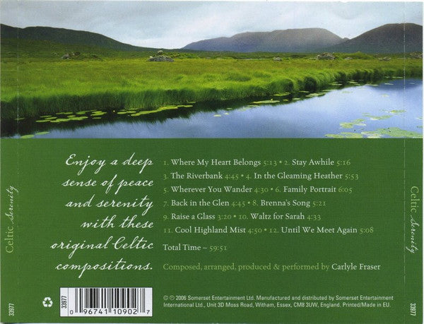 Carlyle Fraser : Celtic Serenity (CD, Album)