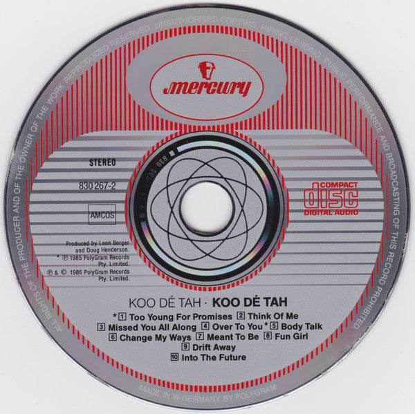 Koo Dé Tah : Koo Dé Tah (CD, Album)
