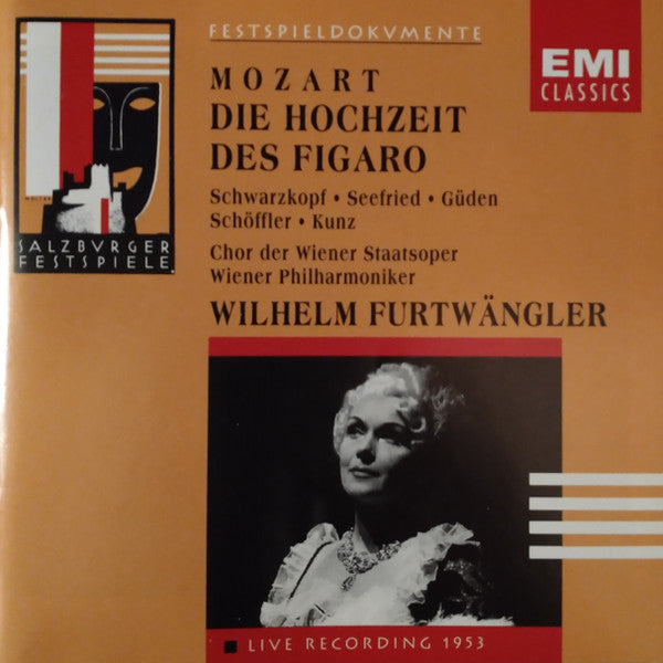 Wolfgang Amadeus Mozart, Wilhelm Furtwängler, Elisabeth Schwarzkopf : Die Hochzeit Des Figaro (3xCD, Mono)