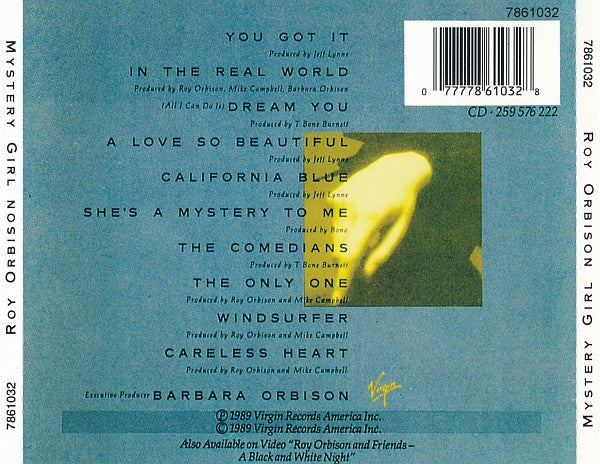 Roy Orbison : Mystery Girl (CD, Album, RE)