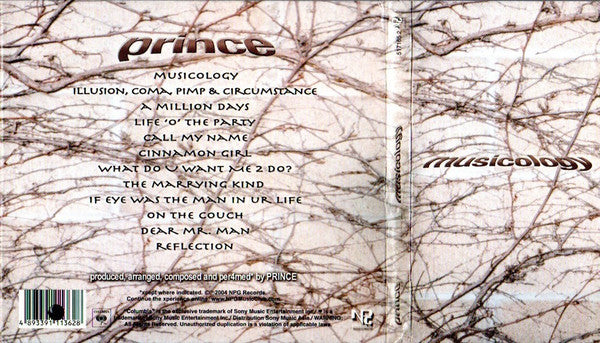 Prince : Musicology (CD, Album, Enh, Promo, Dig)