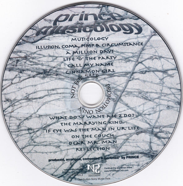 Prince : Musicology (CD, Album, Enh, Promo, Dig)