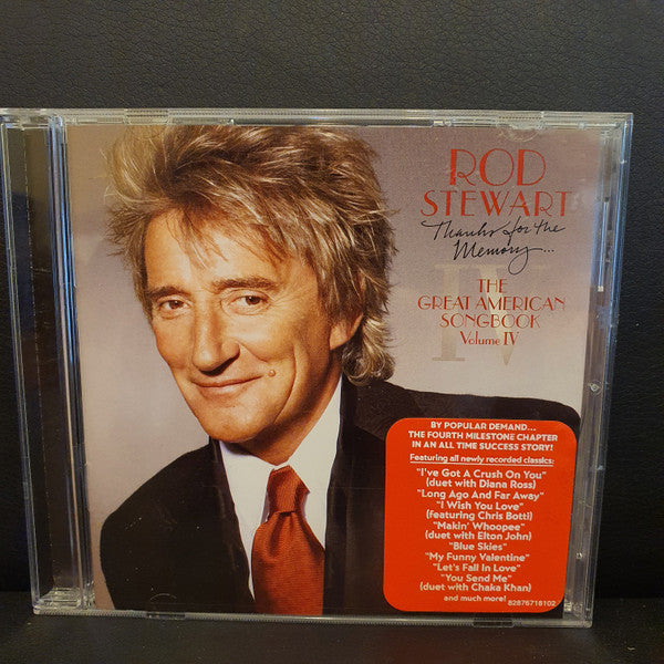 Rod Stewart : Thanks For The Memory... The Great American Songbook Volume IV (CD, Album)