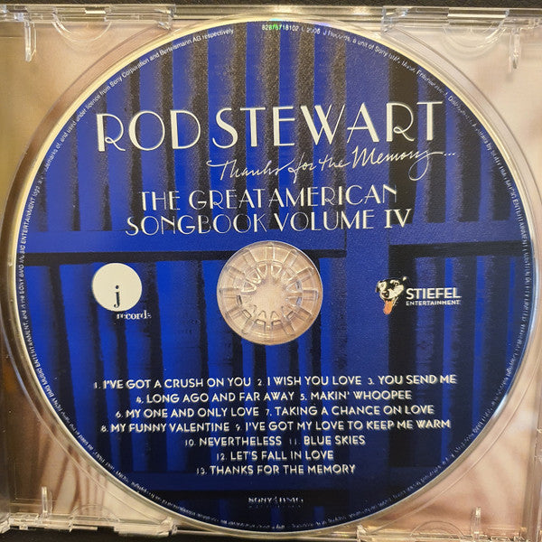 Rod Stewart : Thanks For The Memory... The Great American Songbook Volume IV (CD, Album)