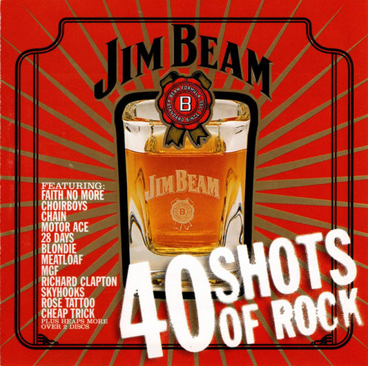 Various : Jim Beam - 40 Shots Of Rock (2xCD, Comp)