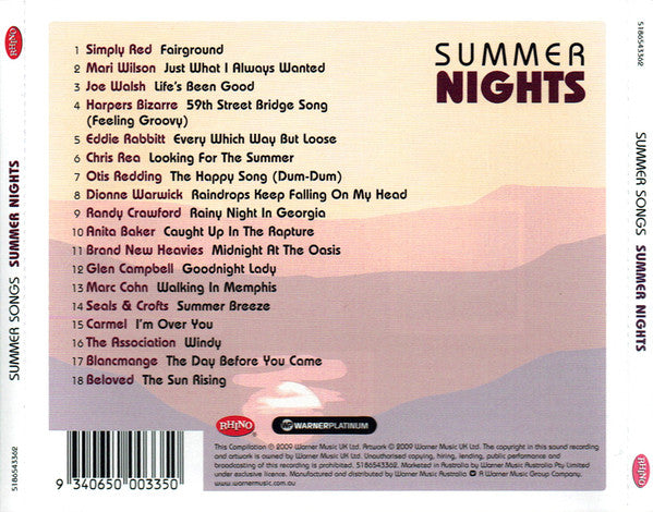 Various : Summer Nights (CD, Comp)