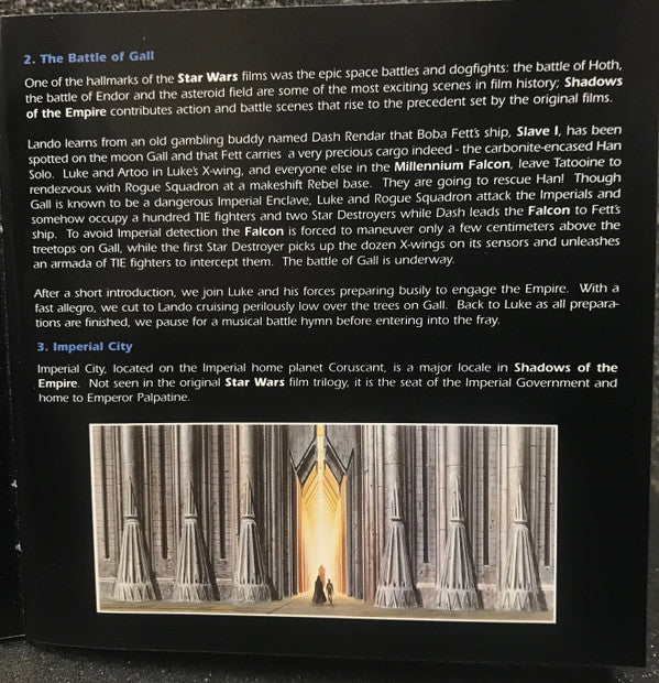 Joel McNeely : Star Wars: Shadows Of The Empire (CD, Album, Enh)