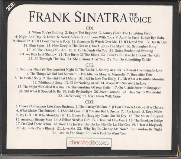 Frank Sinatra : The Voice  (3xCD, Comp)