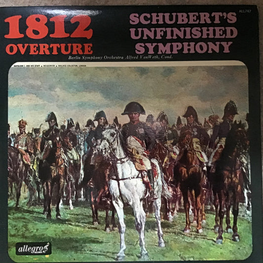 Berliner Symphoniker / Alfred van Weth : Schubert's Unfinished Symphony (LP, Album, Mono, Blu)