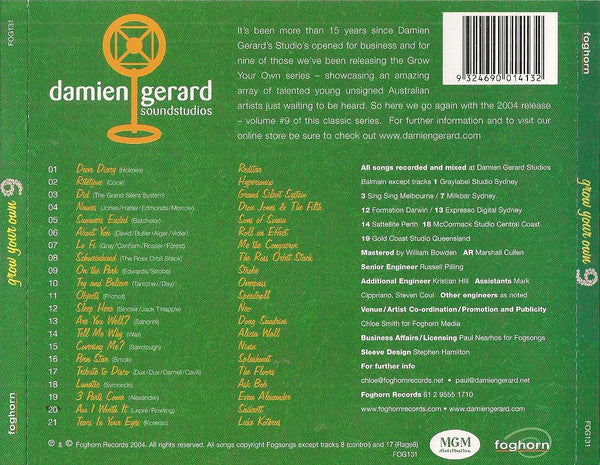 Various : Grow Your Own 9 (CD, Comp)