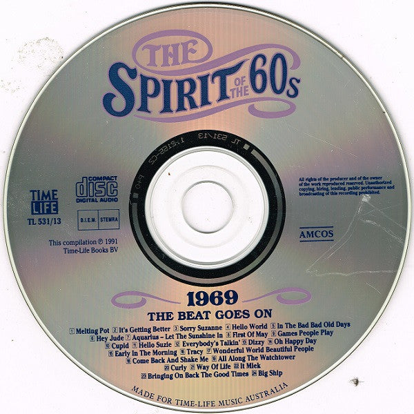 Various : The Spirit Of The 60s (1969 The Beat Goes On) (CD, Comp)