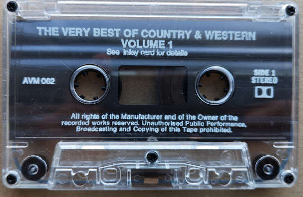 Various : The Very Best Of Country & Western: Volume 1 (Cass, Comp)