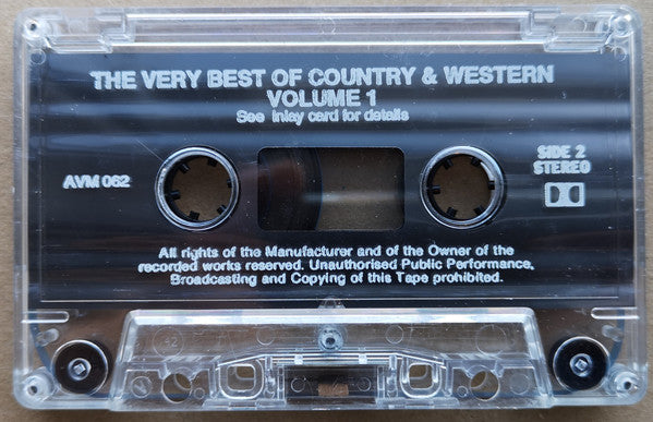 Various : The Very Best Of Country & Western: Volume 1 (Cass, Comp)