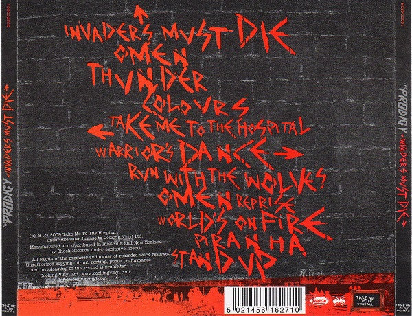 The Prodigy : Invaders Must Die (CD, Album)