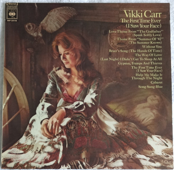 Vikki Carr : The First Time Ever (I Saw Your Face) (LP, Album)