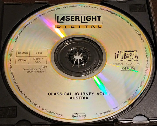 The Beautiful World Of Classical Music* : Classical Journey Vol. 1: Austria (CD, Comp)
