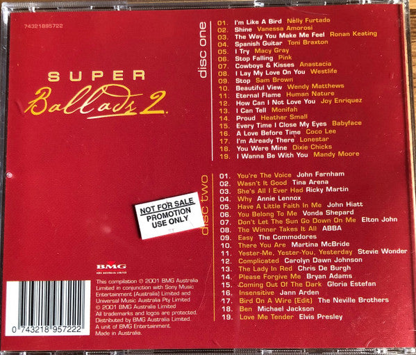 Various : Super Ballads 2 (2xCD, Comp)
