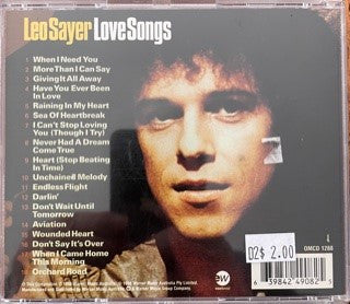 Leo Sayer : Love Songs (CD, Comp)
