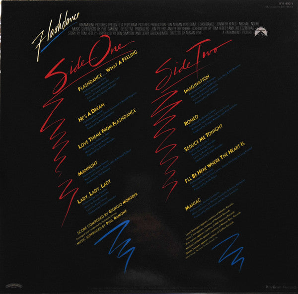 Various : Flashdance (Original Soundtrack From The Motion Picture) (LP, Album)