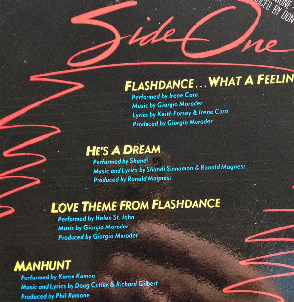 Various : Flashdance (Original Soundtrack From The Motion Picture) (LP, Album)