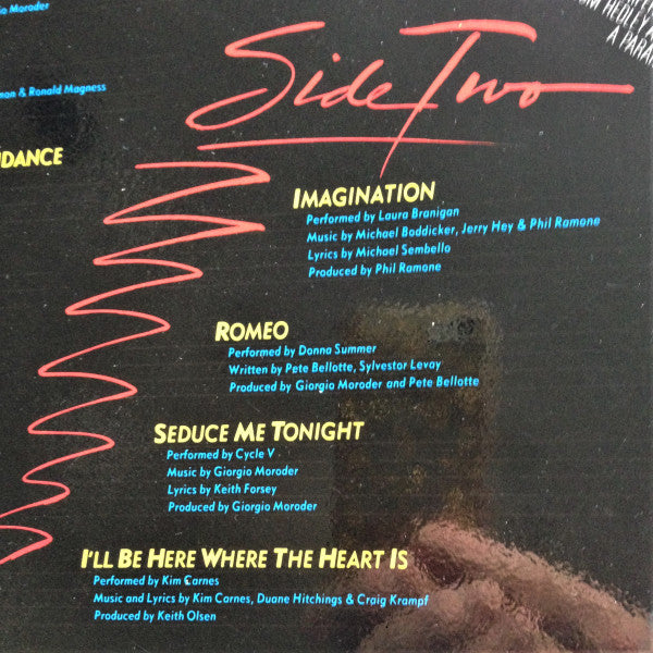 Various : Flashdance (Original Soundtrack From The Motion Picture) (LP, Album)