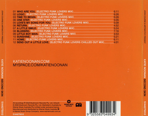 John Course & mrTimothy Present Katie Noonan : Second Skin (CD, Album, Mixed)