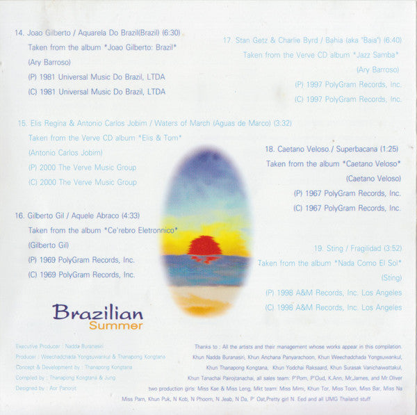 Various : Brazilian Summer (CD, Album, Comp)