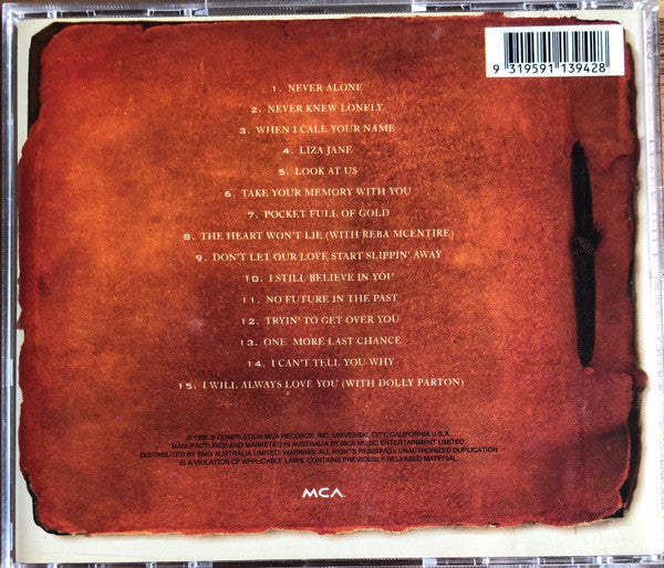Vince Gill : Souvenirs (CD, Comp)