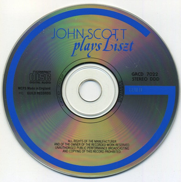 John Scott (10) : John Scott Plays Liszt (CD, RE)