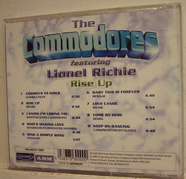 Commodores Featuring Lionel Richie : Rise Up (CD, Comp)