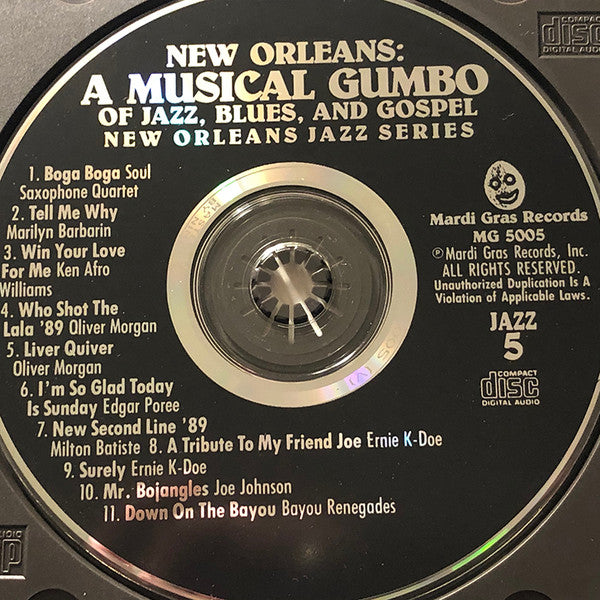 Various : New Orleans: A Musical Gumbo Of Jazz, Blues & Gospel (CD, Comp)
